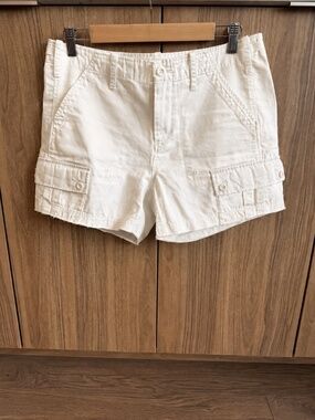 G1 Goods Cargo Shorts White Size 8 NWOT 100% Cotton NWOT